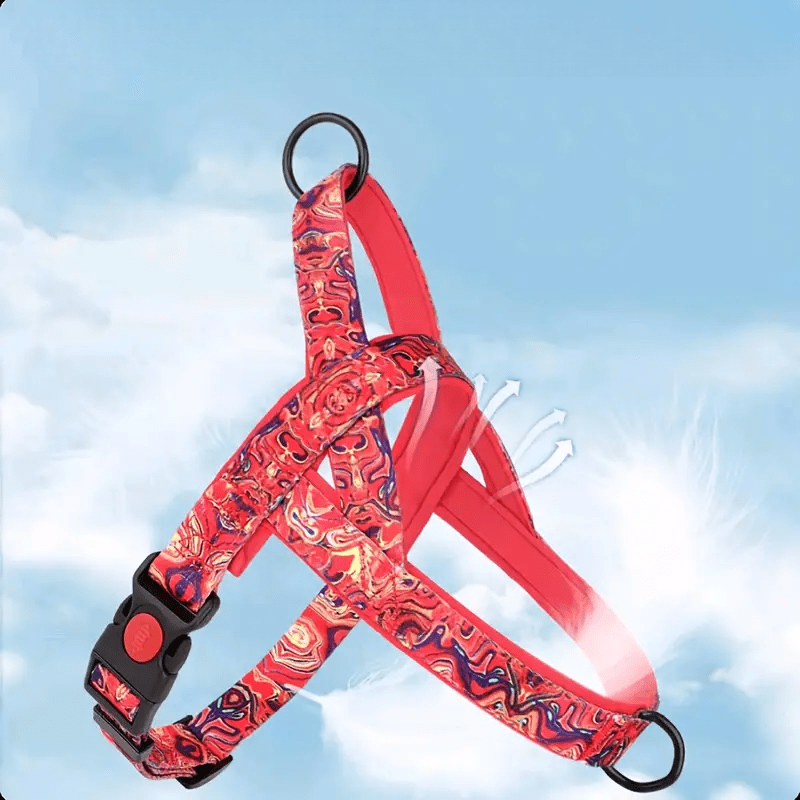 DogSafeHarness™ - Rouge d été - Balade.le.chien.com