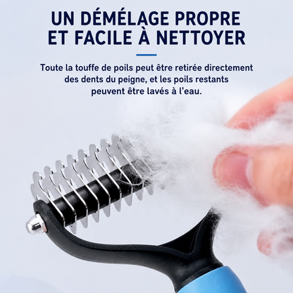 Brosse de Toilettage pour Chien et Chat – Poils Longs, Courts et Bouclés