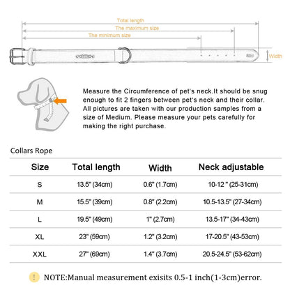 Collier en cuir | Personnalisé Premium