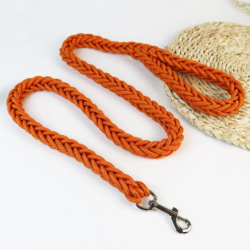 laisse pour chien tressé en nylon