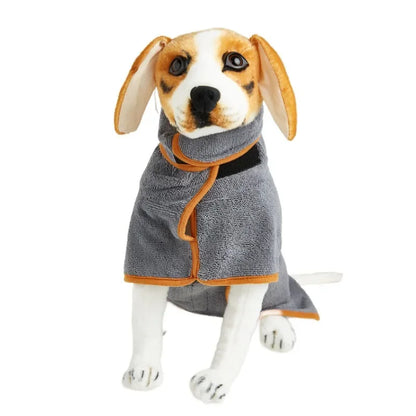 Peignoir pour chien
