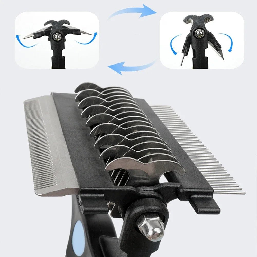 Brosse de démêlage 3 en 1 - Balade.le.chien.com