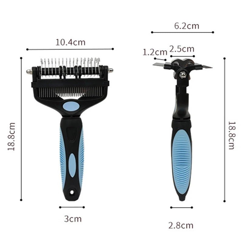 Brosse de démêlage 3 en 1 - Balade.le.chien.com