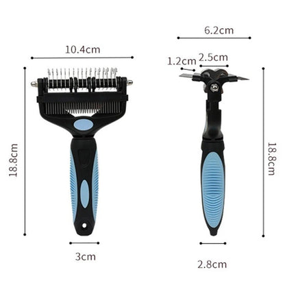 Brosse de démêlage 3 en 1 - Balade.le.chien.com