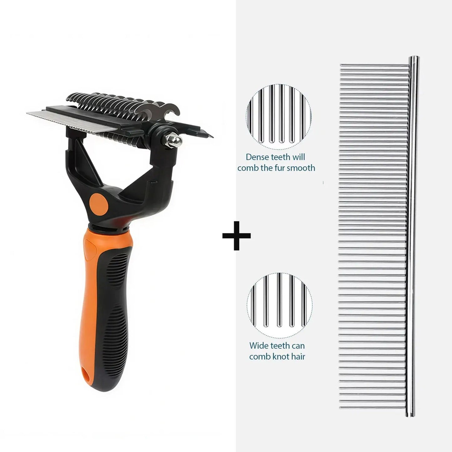 Brosse de démêlage 3 en 1 - Balade.le.chien.com