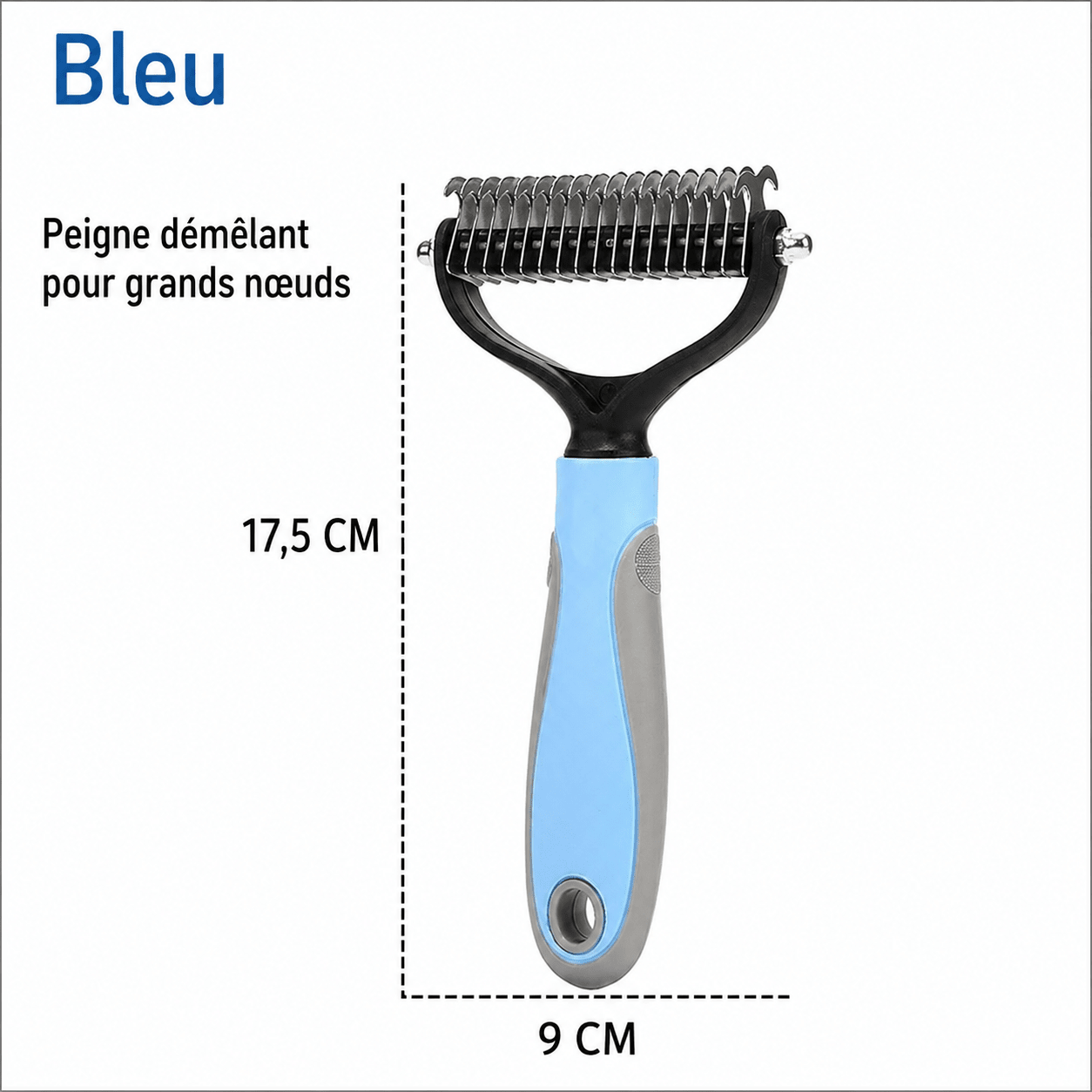 Brosse de Toilettage pour Chien et Chat – Poils Longs, Courts et Bouclés - Balade.le.chien.com