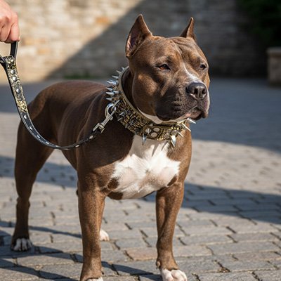 Collier Chien a clous