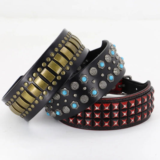 Collier en cuir pour chien | Élégance Canine - Balade.le.chien.com