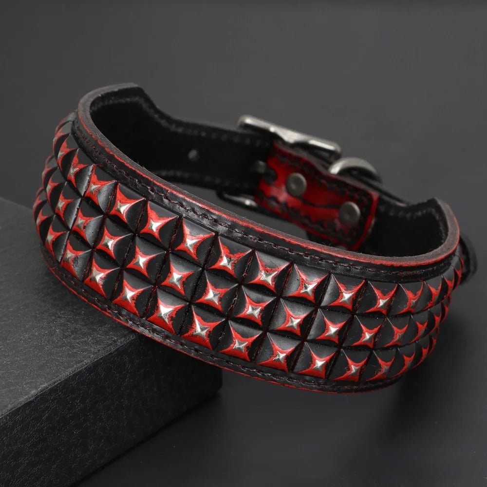 Collier en cuir pour chien | Élégance Canine - Balade.le.chien.com