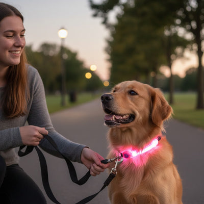 Colliers lumineux pour Chiens | NightSafe