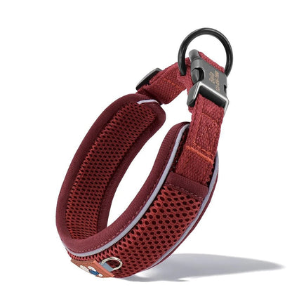 Collier pour chien personnalisé en maille respirante | AirComfort - Balade.le.chien.com