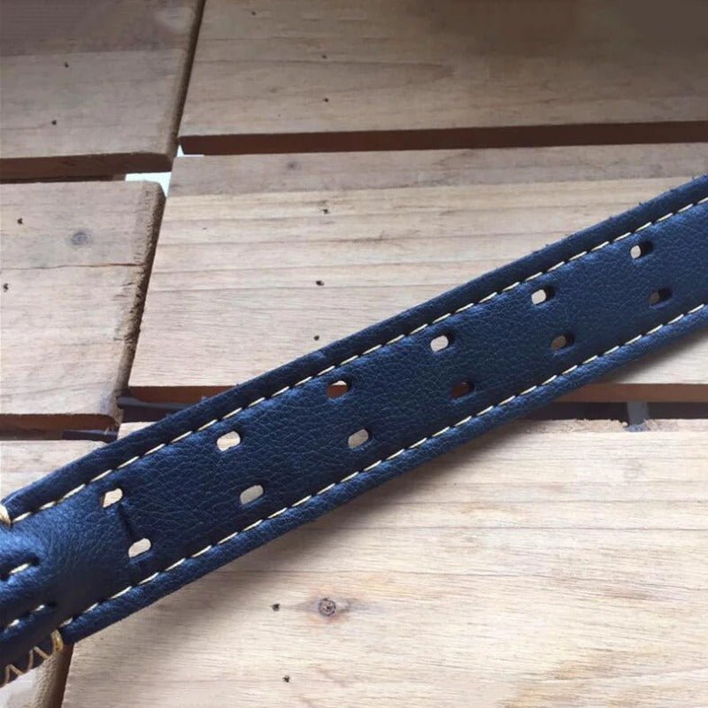Ensemble Collier et Laisse en Cuir Véritable Noir – Chien Moyen et Grand - Balade.le.chien.com