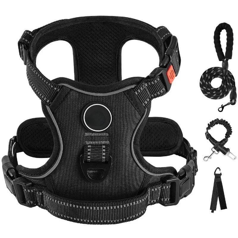 Ensemble Laisse Harnais Chien Oxford Réfléchissant | Balade le Chien - Balade.le.chien.com