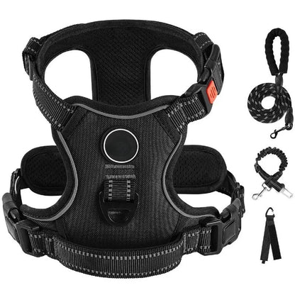 Ensemble Laisse Harnais Chien Oxford Réfléchissant | Balade le Chien - Balade.le.chien.com