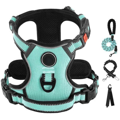 Ensemble Laisse Harnais Chien Oxford Réfléchissant | Balade le Chien - Balade.le.chien.com