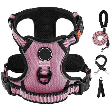 Ensemble Laisse Harnais Chien Oxford Réfléchissant | Balade le Chien - Balade.le.chien.com