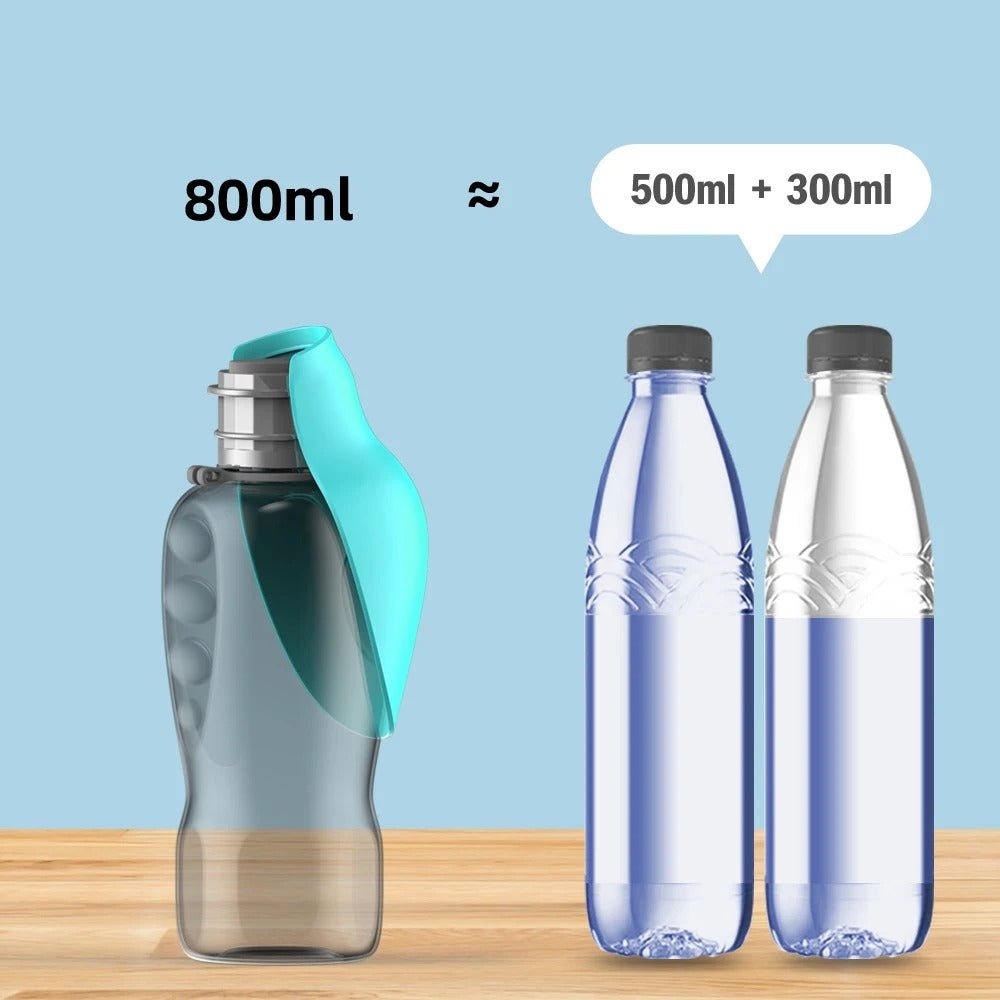 Gourde Portable pour chiens 800 ml | Nomade - Balade.le.chien.com