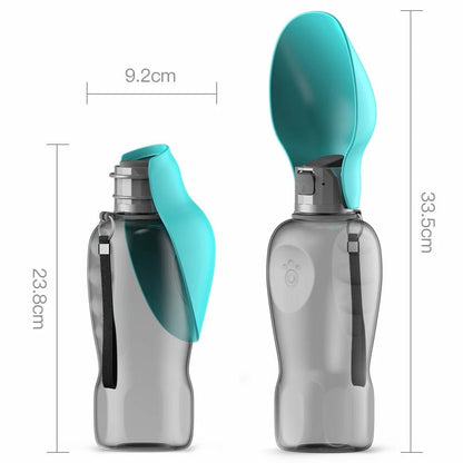 Gourde Portable pour chiens 800 ml | Nomade - Balade.le.chien.com