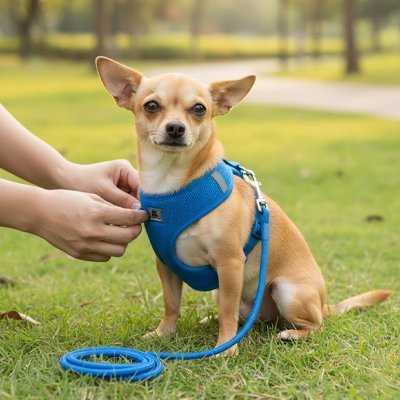 Harnais chiot | Confort Sécurisé - Balade.le.chien.com