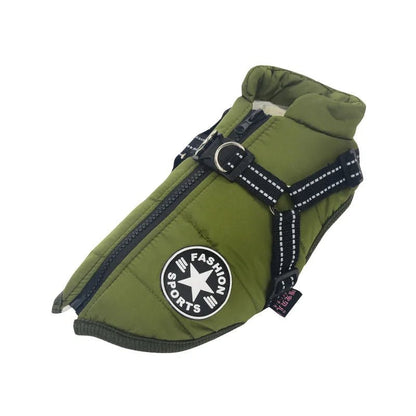 Harnais d'hiver pour chien : Le manteau multifonctionnel ultime - Balade.le.chien.com