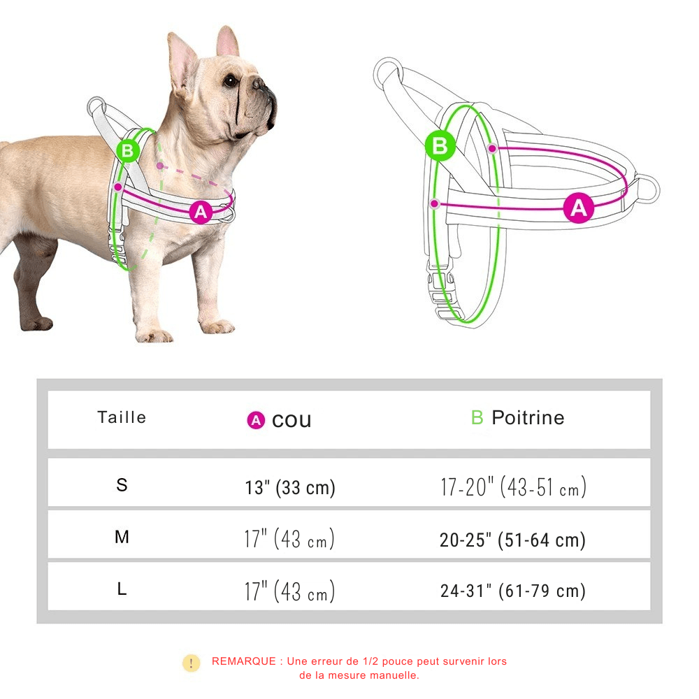 Harnais pour chien anti - traction | PerfectWalk - Balade.le.chien.com