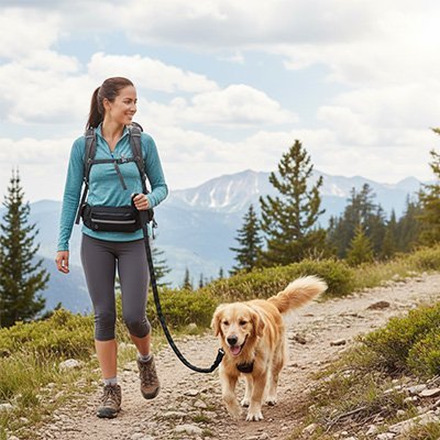 Laisse canicross | Ergonomique - Balade.le.chien.com