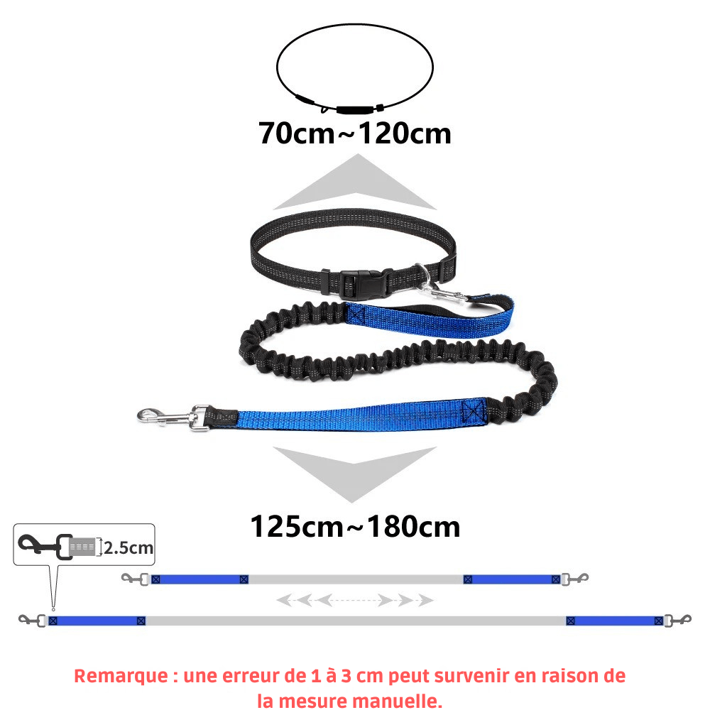 Laisse canicross | Premium Sport - Balade.le.chien.com