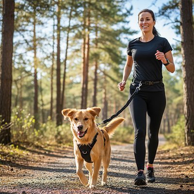 Laisse canicross | Premium Sport - Balade.le.chien.com