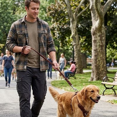 Laisse chien | Résistante Confort - Balade.le.chien.com