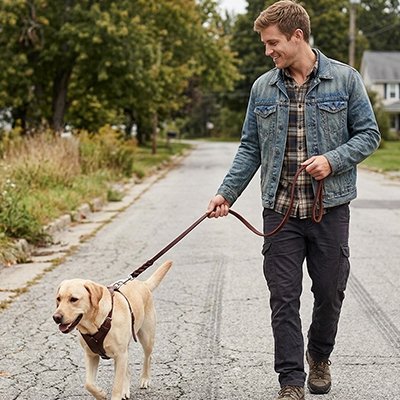 Laisse chien | Résistante Confort - Balade.le.chien.com