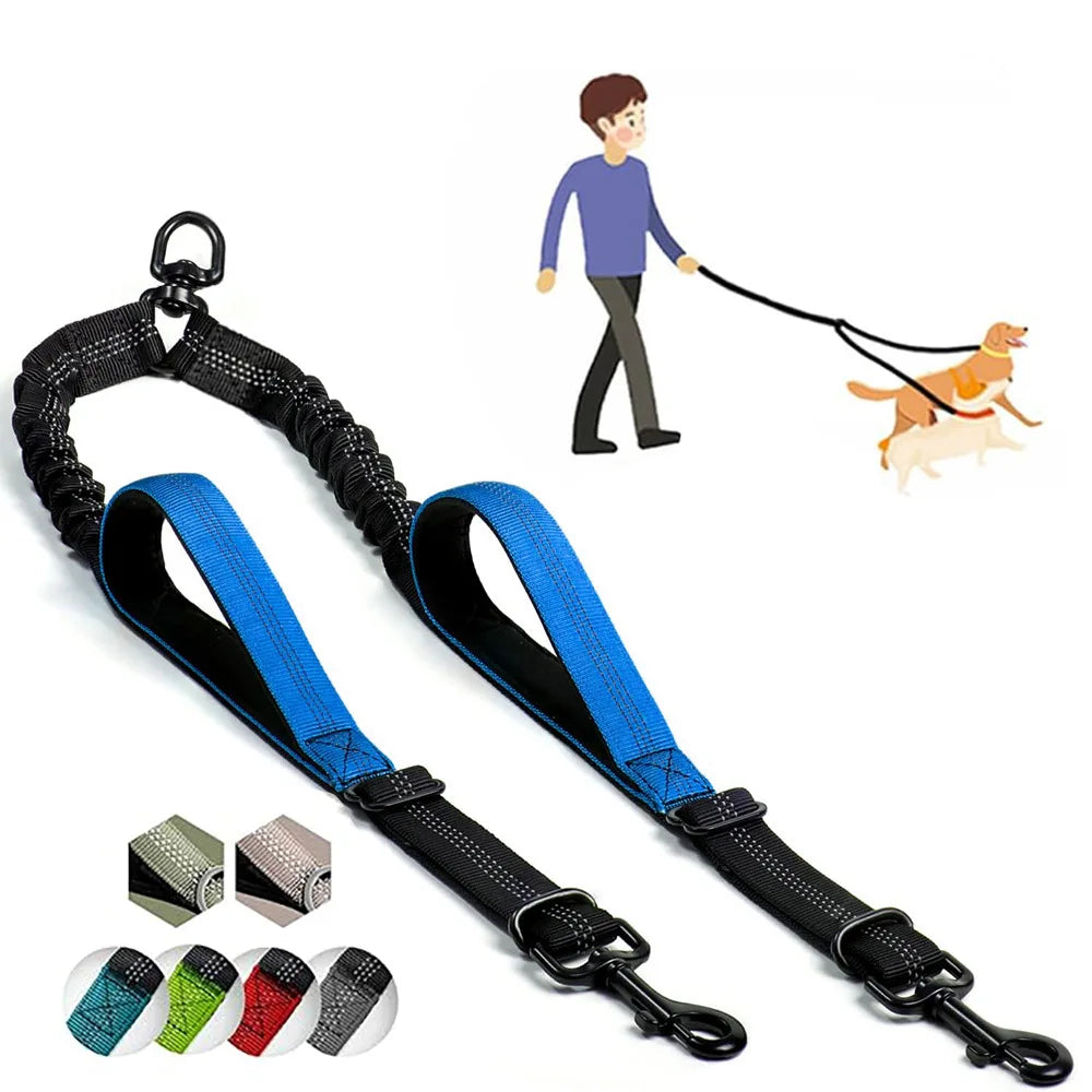 Laisse Double pour Chien Anti-Enchevêtrement | PromenaDuo