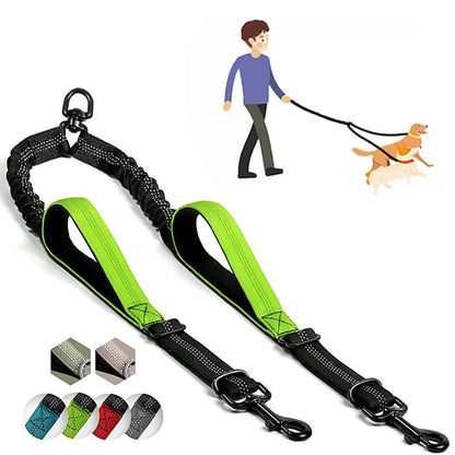 Laisse Double pour Chien Anti-Enchevêtrement | PromenaDuo
