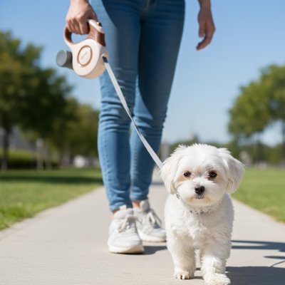 Laisse enrouleur chien | Rétractable et Robuste - Balade.le.chien.com
