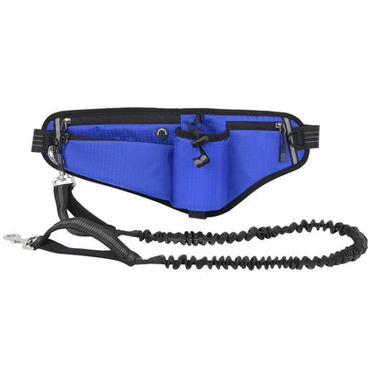 Laisse Mains Libres avec Pochette - Balade.le.chien.com