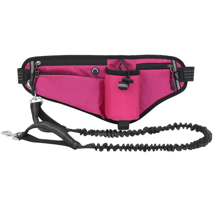 Laisse Mains Libres avec Pochette - Balade.le.chien.com