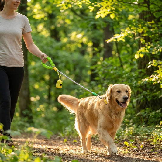 Laisse pour Chien poignée en mousse | balade le chien - Balade.le.chien.com