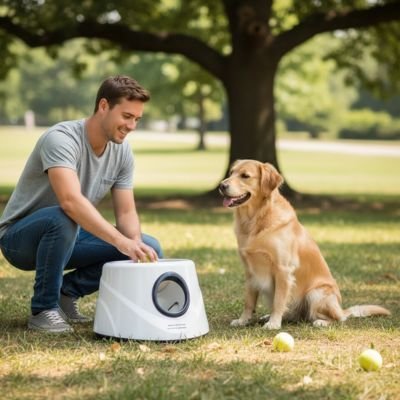 Lanceur de Balle pour Chien | Automatique - Balade.le.chien.com