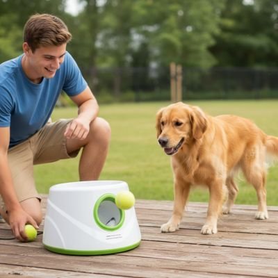 Lanceur de Balle pour Chien | Automatique - Balade.le.chien.com