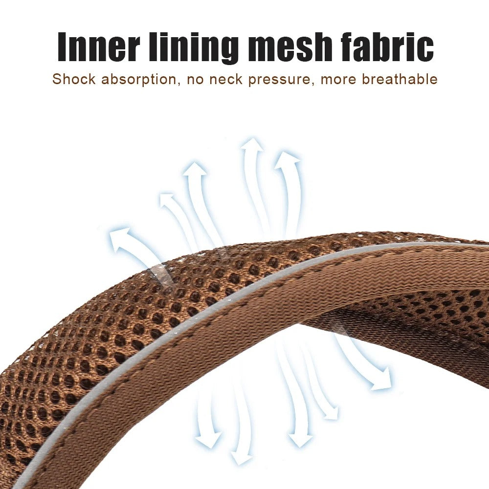 Collier pour chien personnalisé en maille respirante | AirComfort