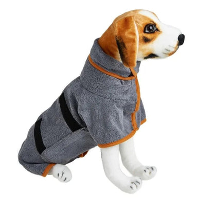 Peignoir pour chien séchage rapide- Balade.le.chien.com