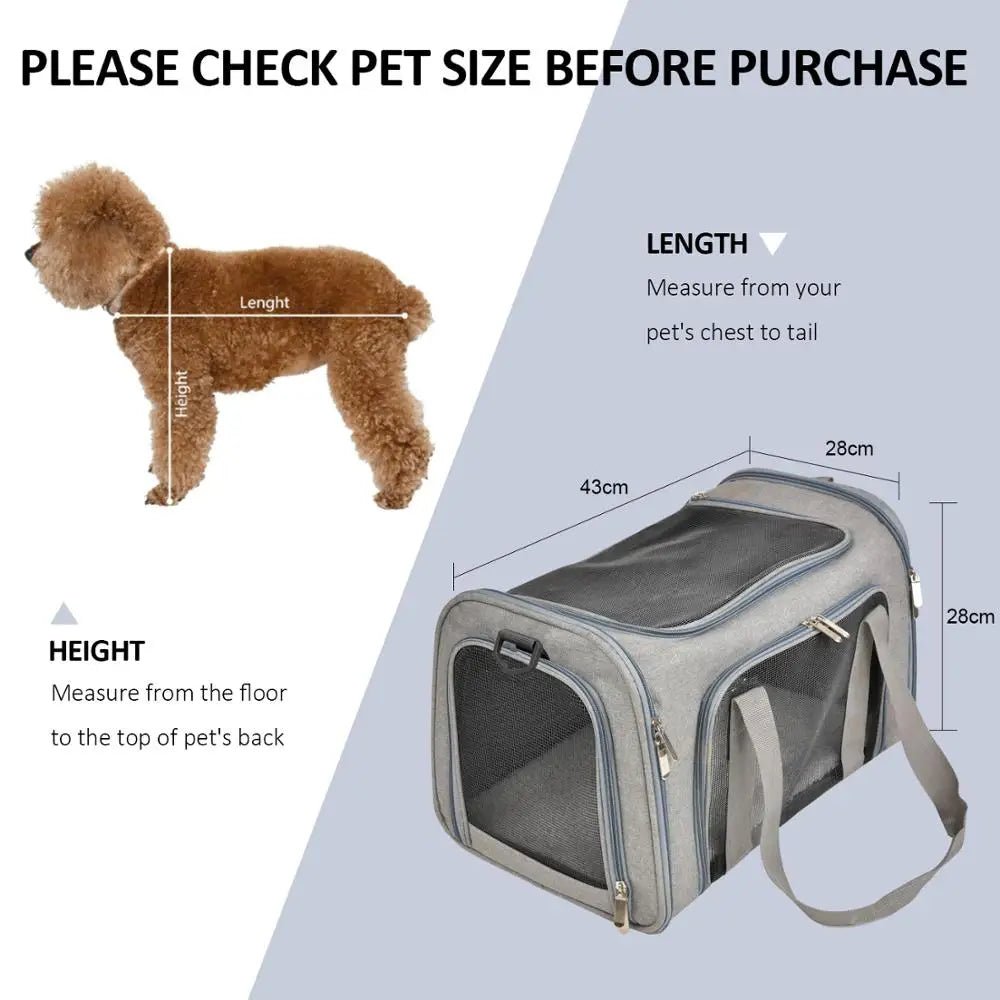 Sac de Transport pour Chat et Chien - Balade.le.chien.com