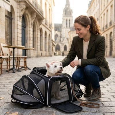 Sac de transport pour Chien | Confort Sécurisé - Balade.le.chien.com