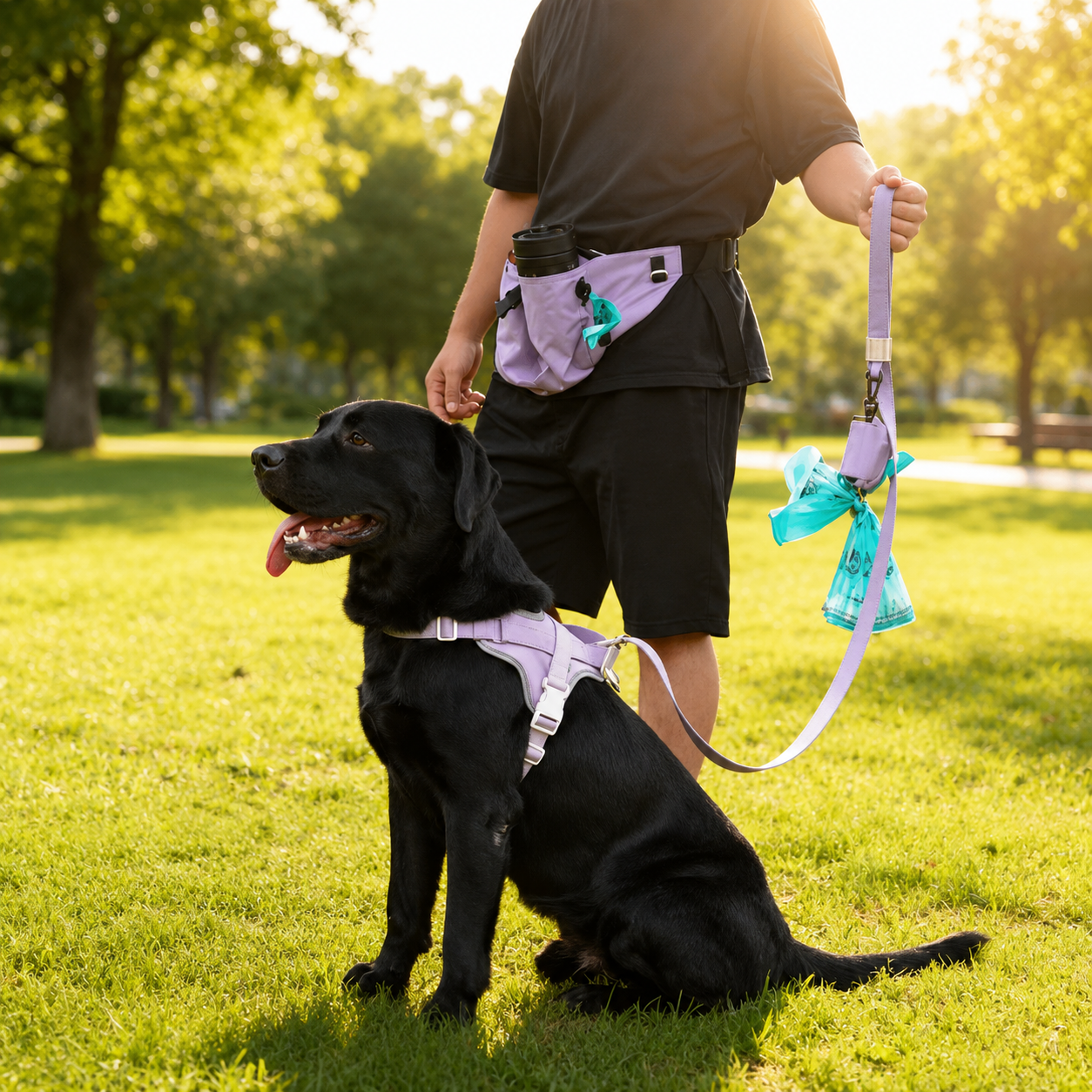 Sac banane femme Oxford balade chien  |balade le chien